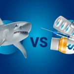 Shark graphic vs medicine graphics